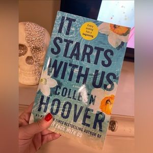 It Starts With Us By Colleen Hoover Paperback - lightly used - perfect condition